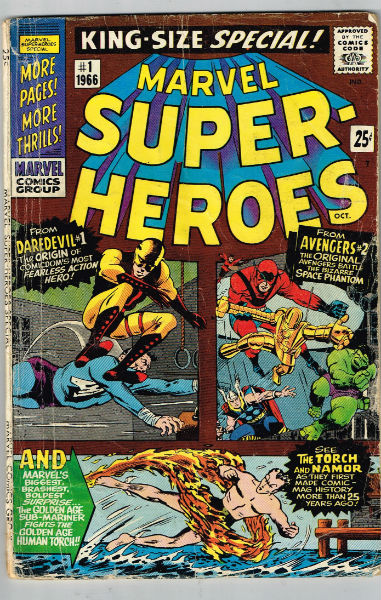 Image for MARVEL SUPER-HEROES #1 1966 | ONE-SHOT | MARVEL