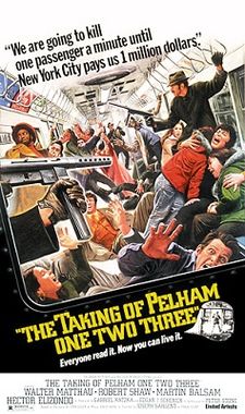 The Taking of Pelham One Two Three (1974 film)POSTER (34/314)framed stainless and glass,measuring aprox. 27"x40" Image for The Taking of Pelham One Two Three (1974 film)POSTER (34/314)framed stainless and glass,measuring aprox. 27"x40"