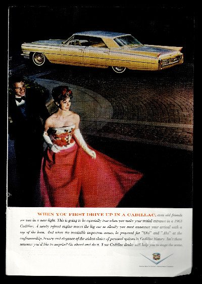 1963 Cadillac ad from Nat Geo
