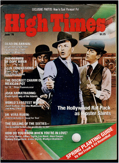 HIGH TIMES SEX PISTOLS PLANTING VINTAGE JUNE 1978 MARIJUANA MAGAZINE WEED