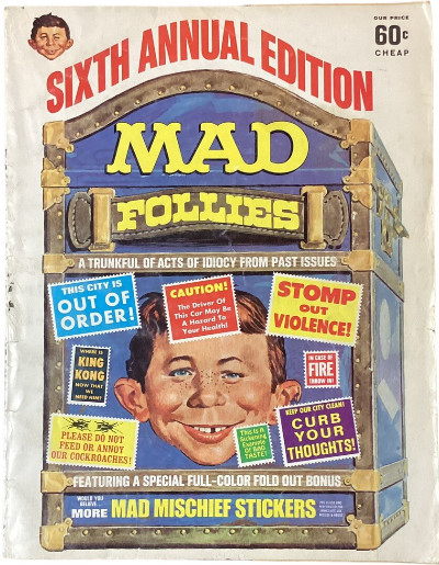 Vintage MAD Magazine 6th annual collection of MAD follies. Racism stereotypes.