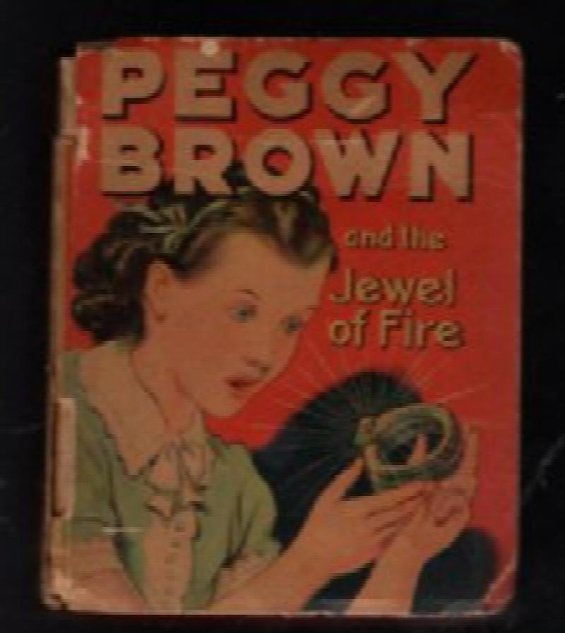 Image for 1943 Big Little Book Peggy Brown and the Jewel of Fire # 1463,