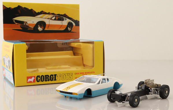 Corgi Toys Repro 271; Ghia 5000 Mangusta with De Tomaso Chassis