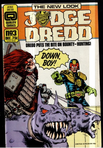 JUDGE DREDD Comic Book No. 3---December 1986 (Quality Comics)