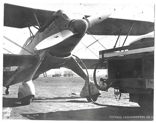 Image for Heinkel Jagdeinsitzer He-51a prototype photo