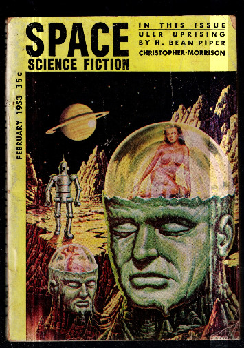 SPACE Science Fiction February 1953 Pulp Digest Anderson, Beam Piper, Morrison