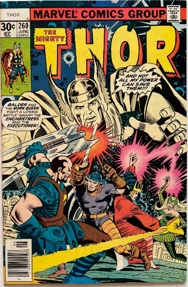 MIGHTY THOR # 260 (1976) Simonson Cover & Art