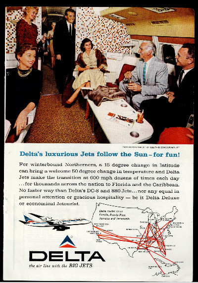 Delta Ad from vintage Nat Geo