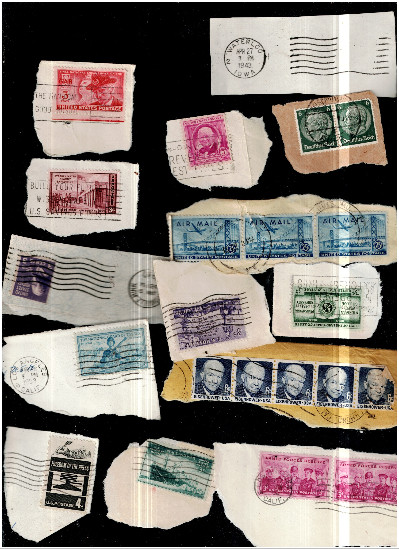 Vtg Watermarked Stamps