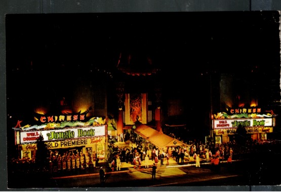 Postcard Chinese Theater Hollywood California USA