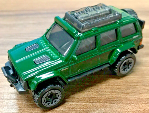 Hot Wheels '95 Jeep Cherokee #150 HW '22 Baja Blazers 10/10 Green Loose