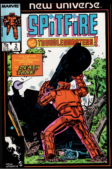 Spitfire And The Troubleshooters #1 and #2 (1986 Marvel) New Universe