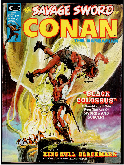THE SAVAGE SWORD OF CONAN MAGAZINE #2 NEAL ADAMS JOHN BUSCEMA GIL KANE CHAYKIN