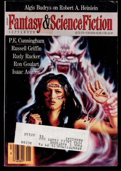fantasy and science fiction: September, and December 1988