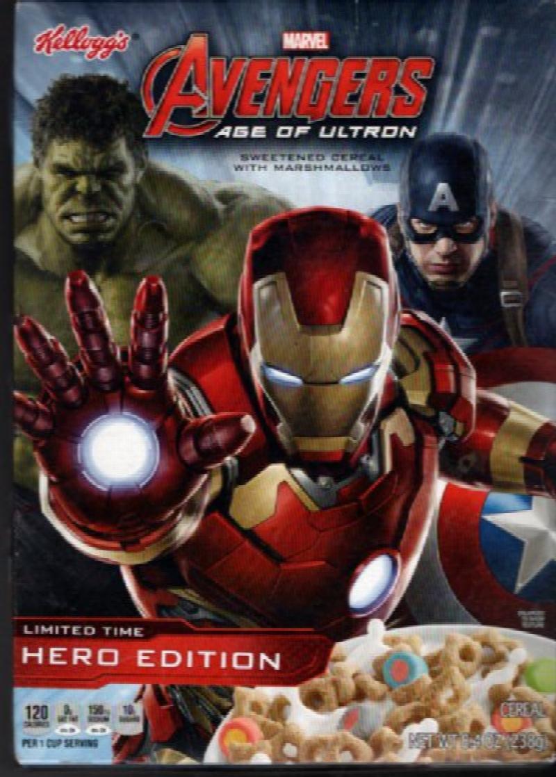 Image for Kellogg's Marvel Avengers Age of Ultron Cereal Limited Time Hero Edition