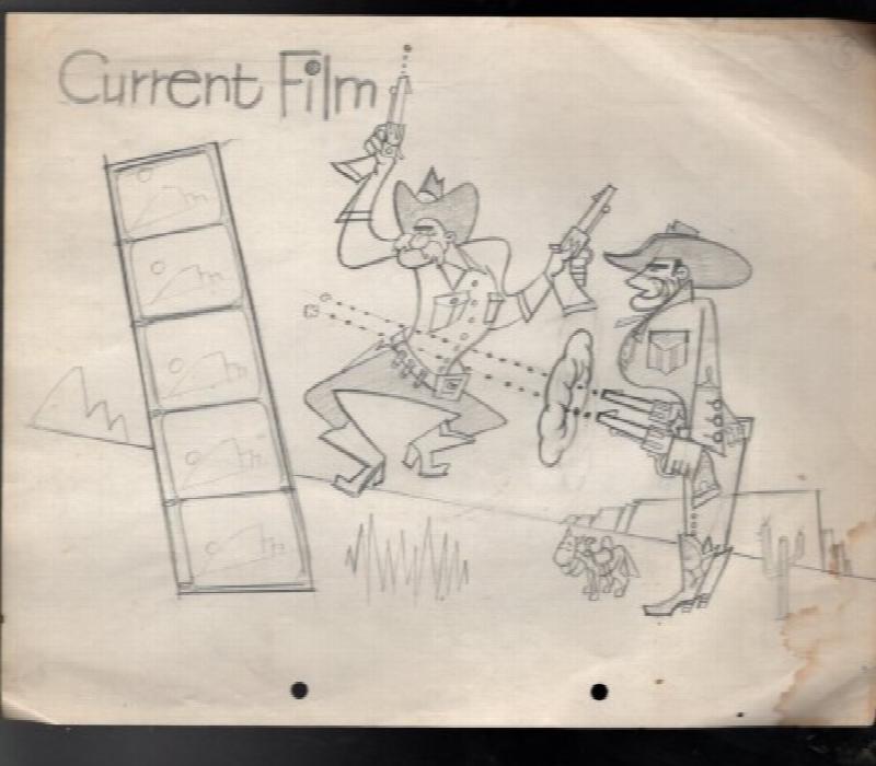 Image for "Current Film" Old Disney penciling.1942-'46