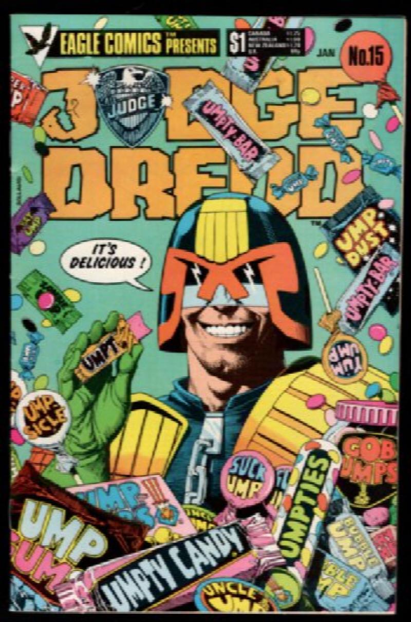 Image for Judge Dredd Comic Book #15(Eagle Comics 1985)