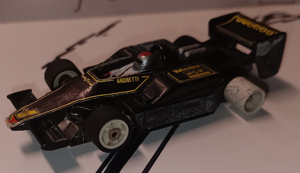 AURORA AFX G PLUS BLACK VALVOLINE STP NGK GOODYEAR #1 INDY F1 HO SLOT CAR