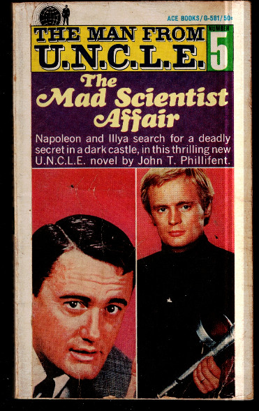 The Man From U.N.C.L.E. #5 The Mad Scientist Affair PB Ace (1965)