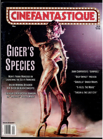 Cinefantastique Vol 30 No 1, May 1998, H.R. Giger's Species