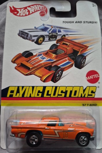 Hot Wheels Flying Customs Orange '57 T-Bird