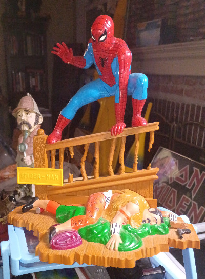 Polar Lights Comic Scenes Amazing Spider-Man & Kraven the Hunter Model Kit