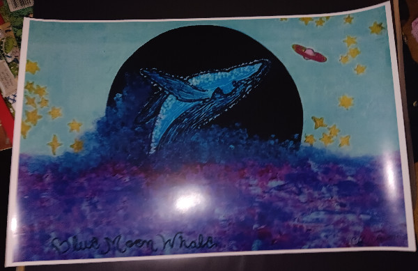 Whale/Moon