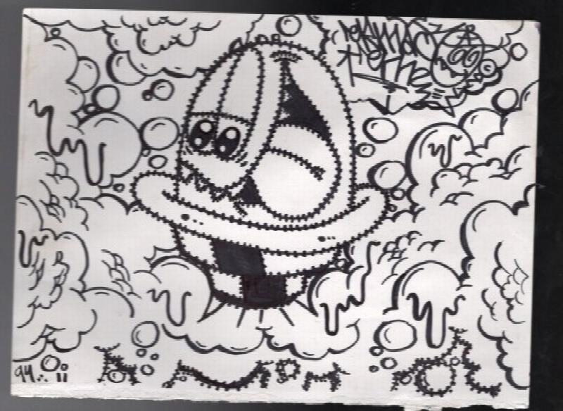 Image for Street art: Ink on found Paper