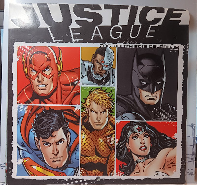 JUSTICE LEAGUE - A 16 MONTH 2018 CALENDAR