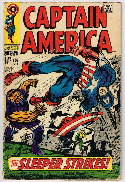 Image for CAPTAIN AMERICA #102 1968| VOLUME 1 | MARVEL
