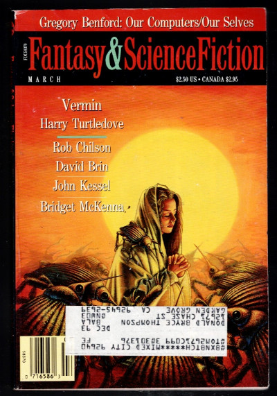 Fantasy & Science Fiction March 1993 Digest Paperback John Kessel