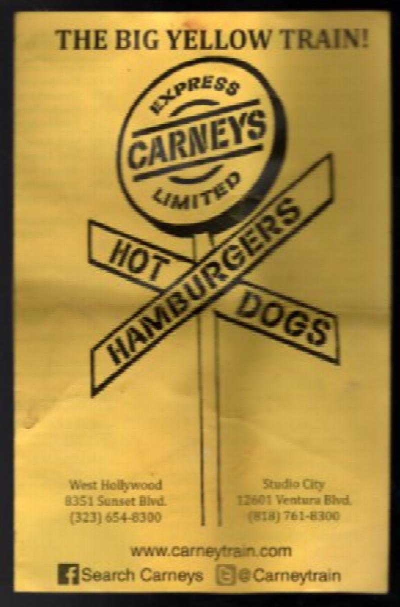 Image for Carneys:The big Yellow train