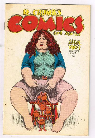 R. CRUMB'S COMICS And Stories. April 1964. Number One1st print June 1969 has no cover price. Has smooth, glossy heavy stock cover. Image for R. CRUMB'S COMICS And Stories. April 1964. Number One1st print June 1969 has no cover price. Has smooth, glossy heavy stock cover.