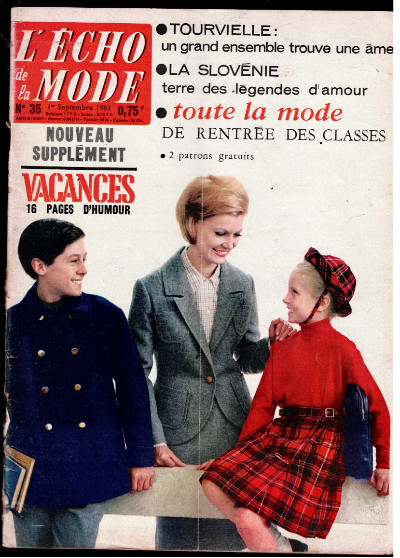 L'Echo de La Mode 1963 (3 issues)