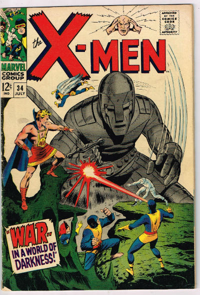 Image for UNCANNY X-MEN #34 1967,Sept.| VOLUME 1 | MARVEL