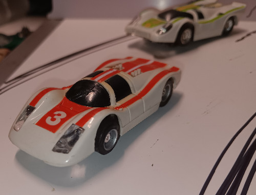 VINTAGE TYCO PORSCHE H.O. SLOT CAR USED