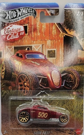 Hot Wheels Silver Series 1968 Vintage Club Sooo Fast 2/5