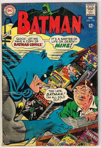 Image for BATMAN #199 1968,Feb. | VOLUME 1 | DC