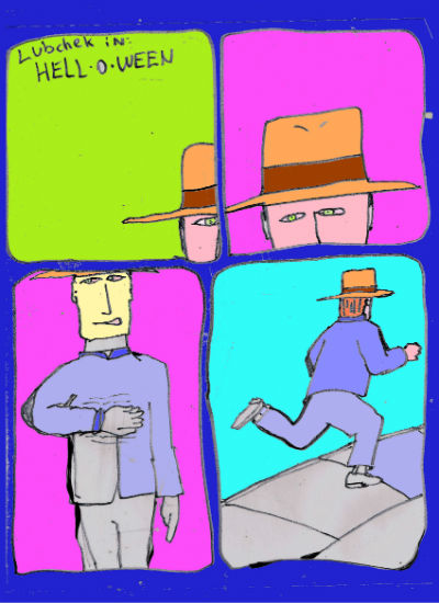 Image for Lubchek,page 9 from his next upcoming book"Mi Nosa Costra