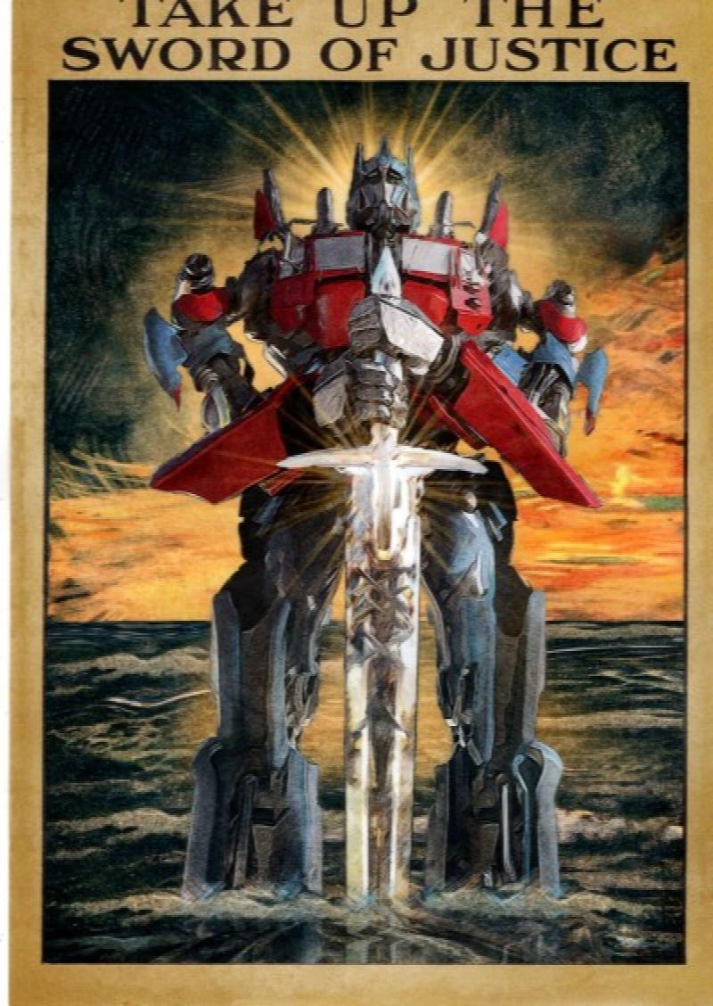 Image for Transformers:Take up the sword of Justice Mini poster