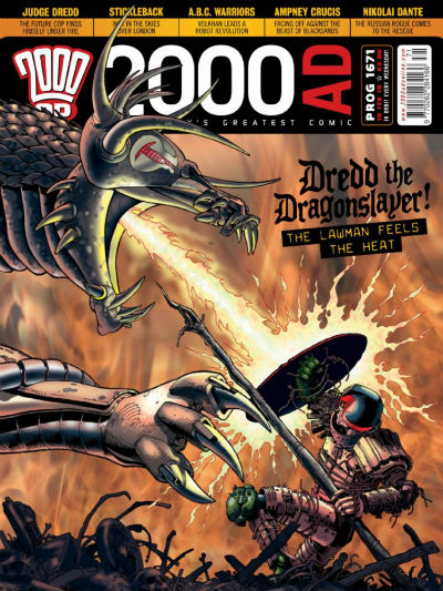 Image for 2000 AD PROG 1671   DREDD THE DRAGONSLAYER!  RELEASED 10TH FEB 2010