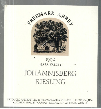 Freemark Abbey Wine Label
