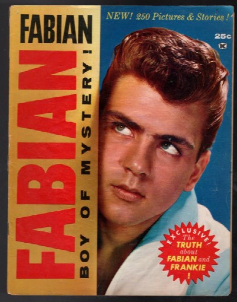 Image for Fabian Boy of Mystery 1959 Vintage Magazine 250 Pictures and Stories RARE<br/>Vol.1 #1