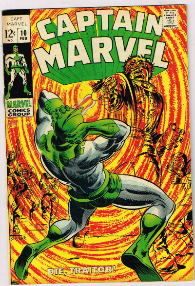 Image for CAPTAIN MARVEL #10 1969 | VOLUME 1 | MARVEL