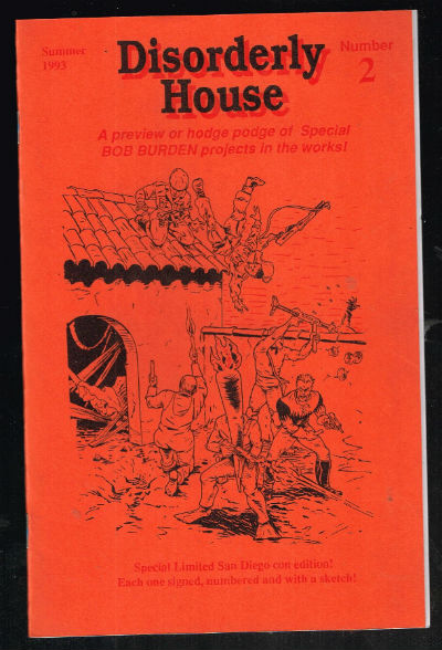 Image for Disorderly House No. 3 Ashcan (2010) comic books-signed with doodle by Bob burden
