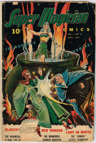 Image for Super Magician comics vol.,#13,april,1945