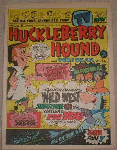Image for HUCKLEBERRY HOUND & YOGI BEAR WEEKLY UK COMIC 10th APRIL 1967 TOP CONDITION