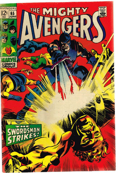 Image for the Avengers #65;June,1969"The Swordman strikes"