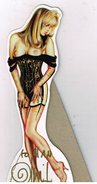 Image for Art by Olivia:12" tall sexy cardboard statuette