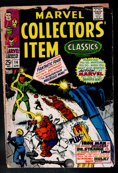 Marvel Collectors' Item Classics Comic Book #14 Marvel Comics 1968